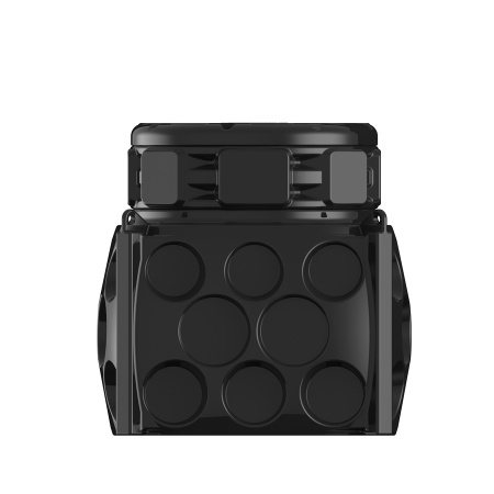 Колодец КН 1000x1000 H1000 с крышкой D780 мм вид сбоку