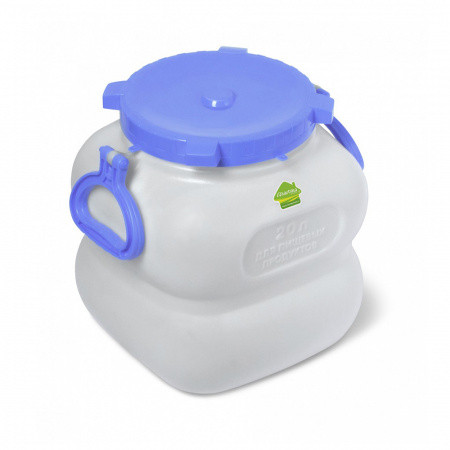 Бидон (фляга) 20 литров цвет белый фото 1