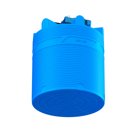 Емкость V 3000 литров с мешалкой для вязких жидкостей фото 3 вид снизу