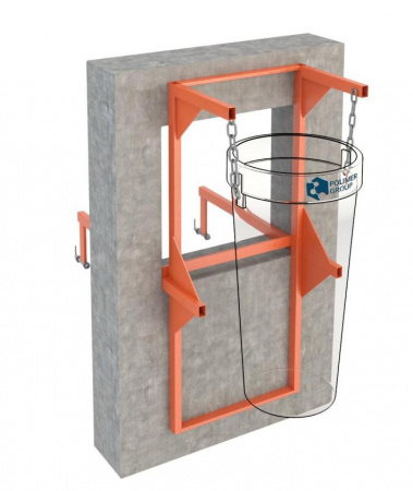 Кронштейн стеновой (оконный) для мусоросброса Кронштейн стеновой (оконный) для мусоросброса