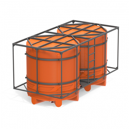 вид снизу - Кассета двойная с емкостями V 5000 КАС фото 1 вид снизу - Кассета двойная с емкостями V 5000 КАС фото 1