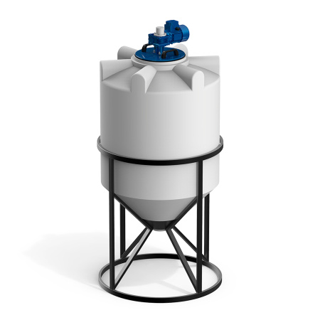 Емкость K 500 литров с мешалкой для вязких жидкостей фото 1