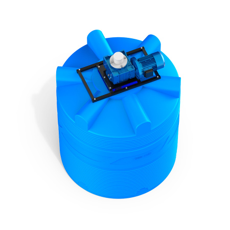 Емкость V 2000 литров с мешалкой для вязких жидкостей фото 2