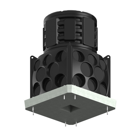 Колодец КН 1000x1000 H1300 с крышкой D780 мм фото стандарт 02