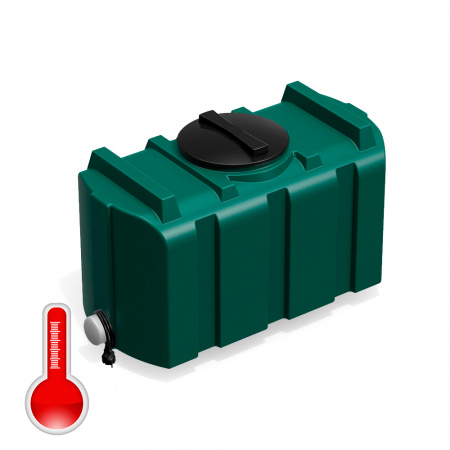 душевой бак R 200 литров с подогревом зеленый - фото 2