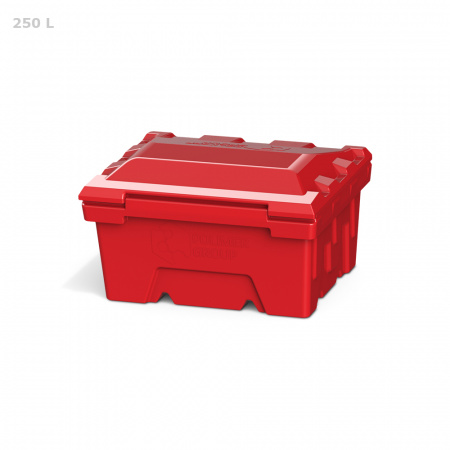 Ящик для соли, реагентов 250 л с дозатором - вид сзади