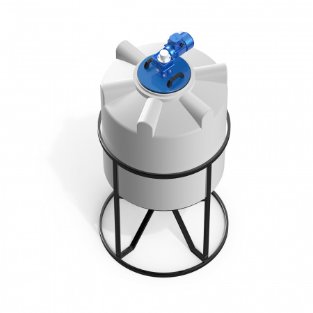 Емкость K 500 литров с лопастной мешалкой фото 5