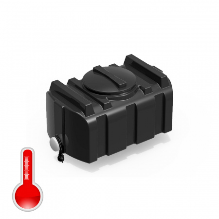 душевой бак R 100 литров с подогревом черный - фото 2