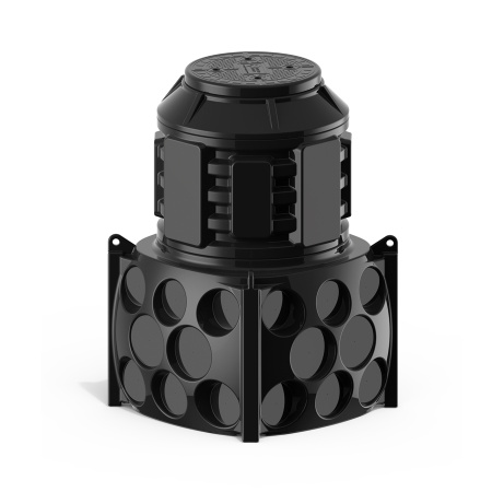 Колодец КН 1000 H1400 с крышкой D 560 мм фото стандарт