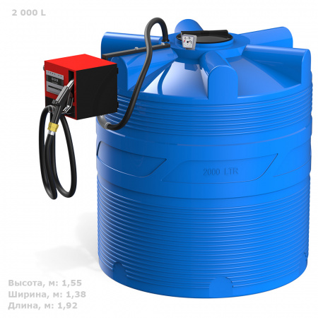 Мини АЗС V 2000 с колонкой PIUSI с габаритами Мини АЗС V 2000 с колонкой PIUSI с габаритами