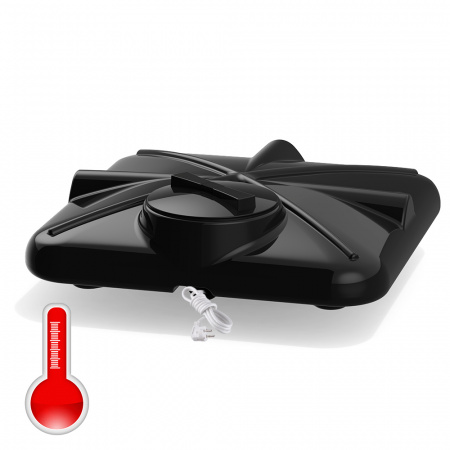 Бак душевой «РОСА» 130 литров с подогревом фото 1