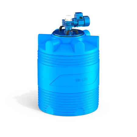 Емкость V 300 литров с мешалкой для вязких жидкостей фото 1