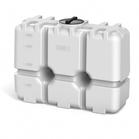 Бак прямоугольный R 2000 литров белый цвет фото 2