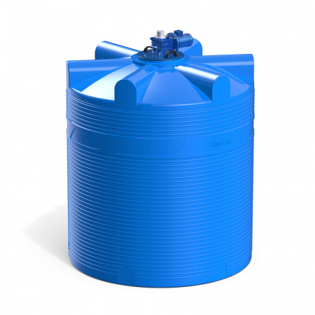 Емкость V 5000 литров с лопастной мешалкой фото 4