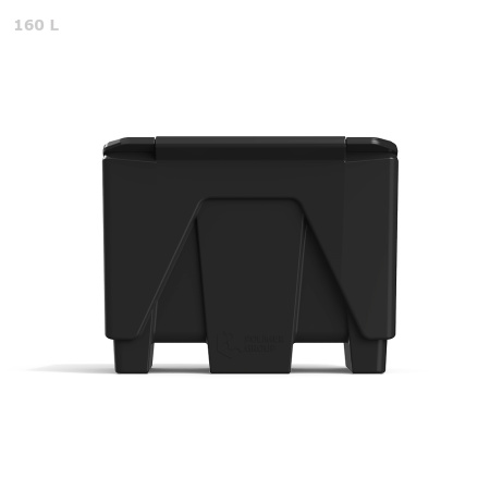 Ящик для ветоши 160 литров -  фото сзади вид 2