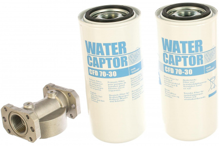  Водопоглощающий фильтр 70 л/мин:  2 катриджа, крепление для фильтра 1