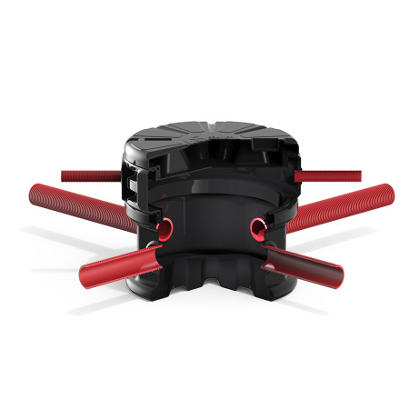 Колодец КН 780/700 с крышкой D 780 мм фото 1 в разрез