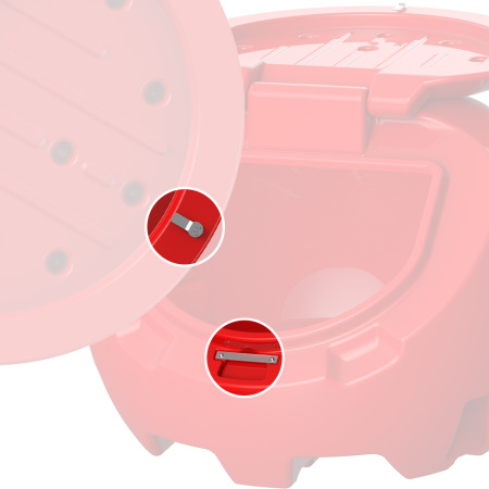 Замок для ящика 500 литров PREMIUM