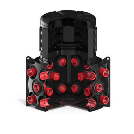 Колодец КН 1000x1000 H1300 с крышкой D780 мм фото разрез трубы