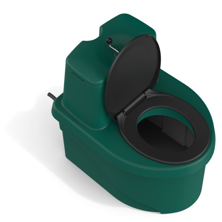 Торфяной биотуалет РОСА зелёного цвета фото 5