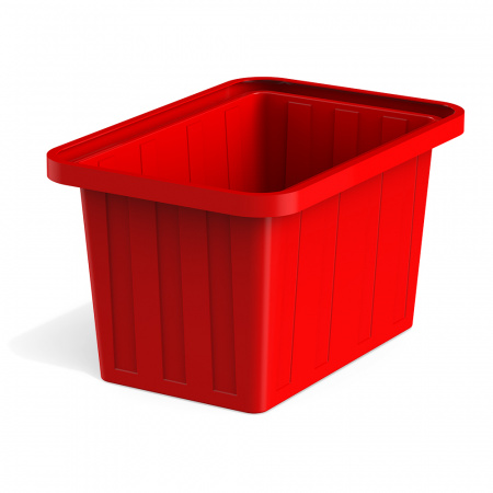 Ванна пищевая для разведения живой рыбы цвет красный 400 л фото 2