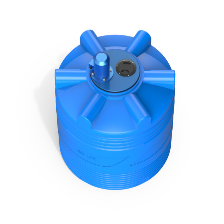 Емкость V 500 литров с турбинной мешалкой фото сверху