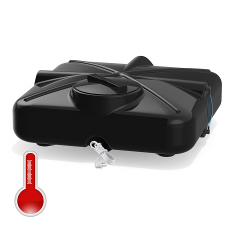 Бак душевой «РОСА» 250 литров с уровнемером и подогревом фото 5