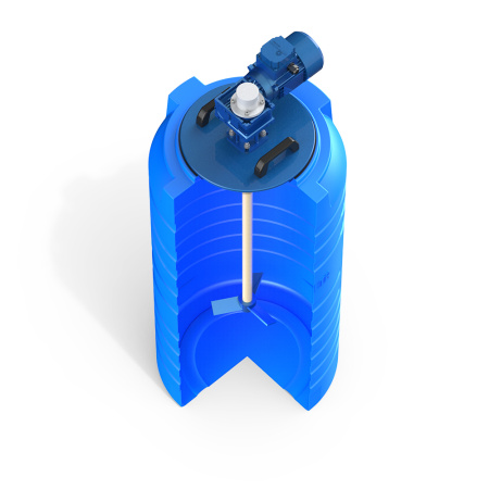 Емкость N 200 литров с лопастной мешалкой фото в разрез 3