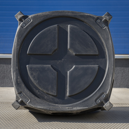 Колодец КН 1000x1000 H1000 с крышкой D780 мм фото 02