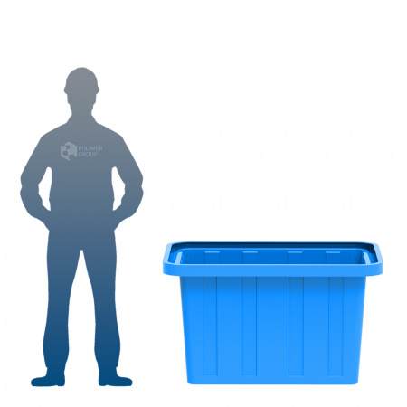 Ванна пищевая 400 л фото с человеком цвет синий